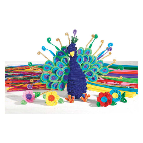 Colorazioni - confezione aula in filo ciniglia, 250 pz.