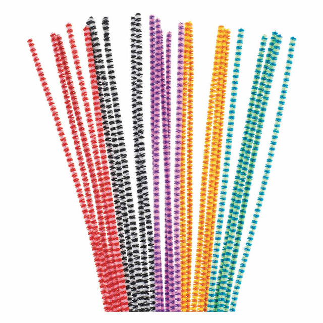 Colorazioni - Filo di ciniglia rigato, 100 pz.