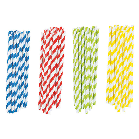Colorazioni - cannucce colorate artigianali, 100 pz. (4 colori)
