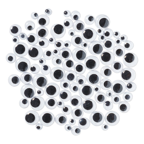 Colorazioni - occhi tremolanti neri, 100 pz.