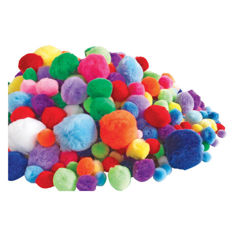 Colorazioni - pon pon vari, 300 pz.