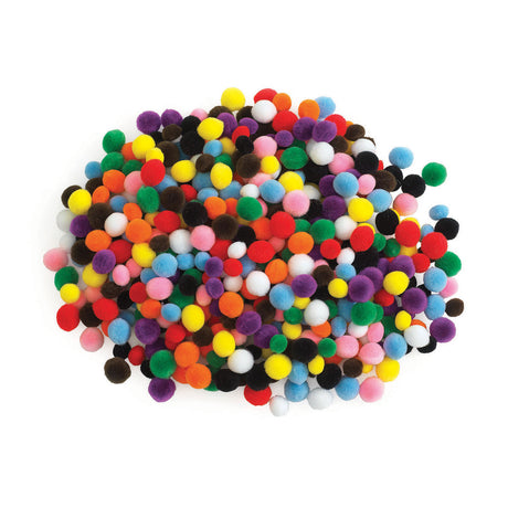 Colorazioni - mini pon pon vari, 450 pz.