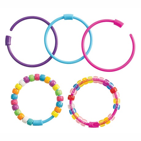 Colorazioni - braccialetti di perline con chiusura, set di 24