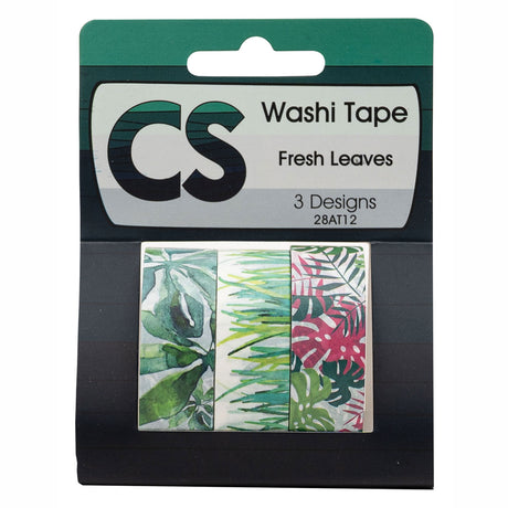 Colorazioni - piante di washi tape 3 rotoli, 5 mtr.
