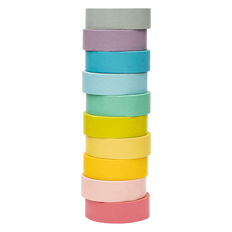 Colorazioni: nastro washi colori pastello, set da 10