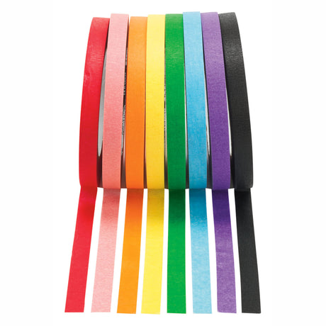 Colorazioni - nastro adesivo 8 colori - 55 metri per colore