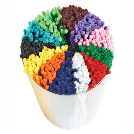 Colorazioni - Colore filo ciniglia 12 colori, 600 pz.