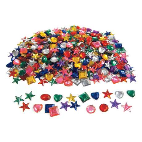 Colorazioni forme strass glitterate, 570pz.