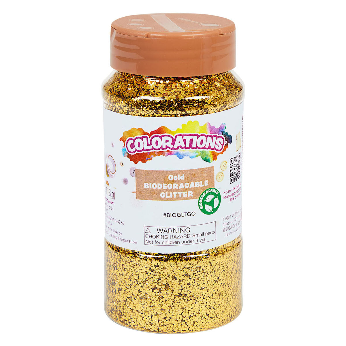 Colorazioni - glitter biodegradabili - oro, 113 grammi