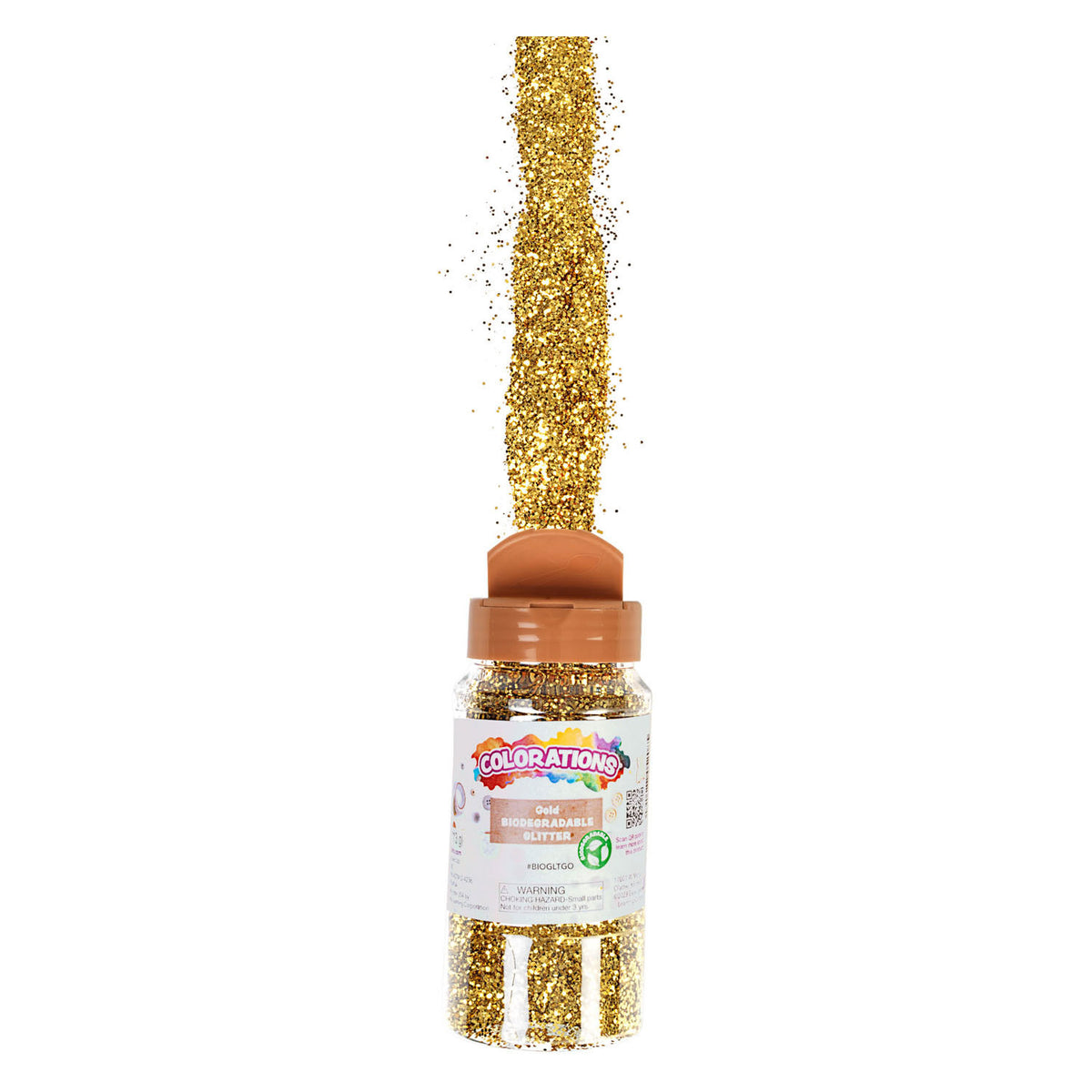 Colorazioni - glitter biodegradabili - oro, 113 grammi