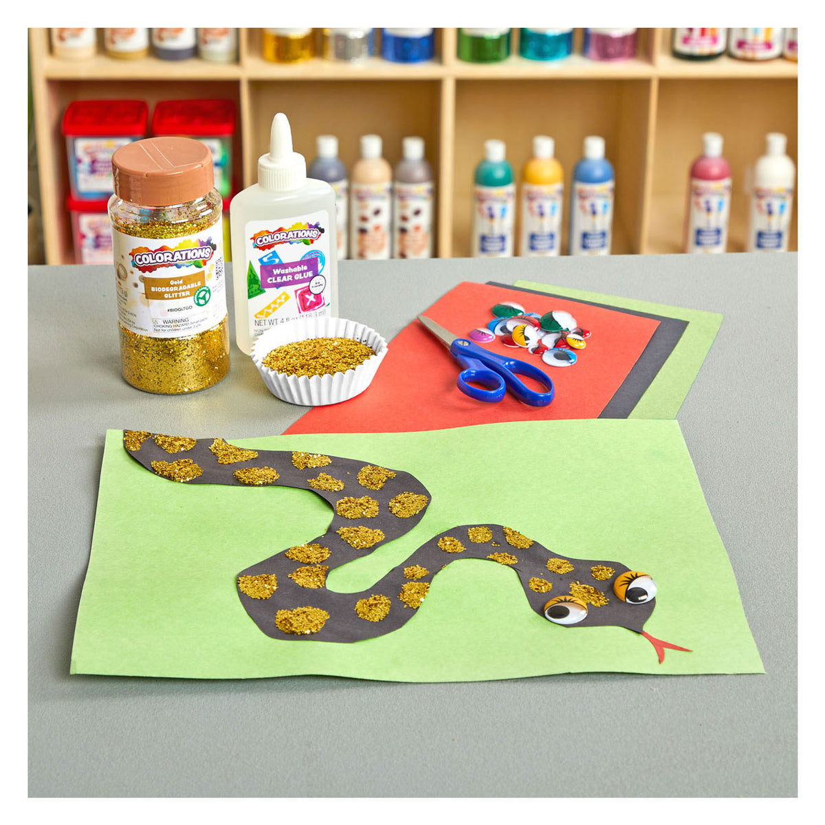 Colorazioni - glitter biodegradabili - oro, 113 grammi