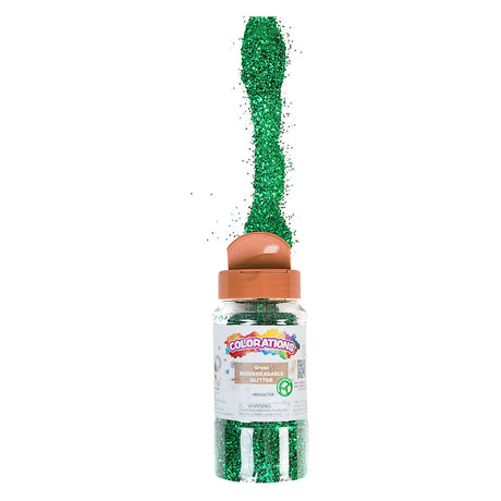 Colorazioni - Glitter degradabile organico - verde, 113 grammi