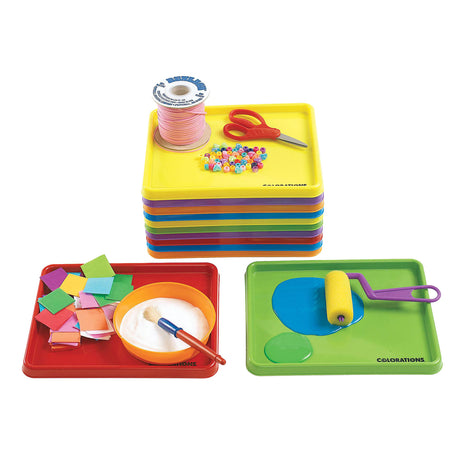 Colorazioni - vassoio artigianale, set di 12