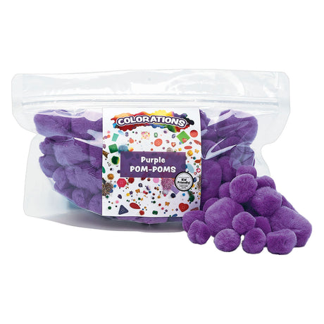 Colorazioni - Pom pom viola, 100 °.