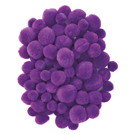 Colorazioni - Pom pom viola, 100 °.