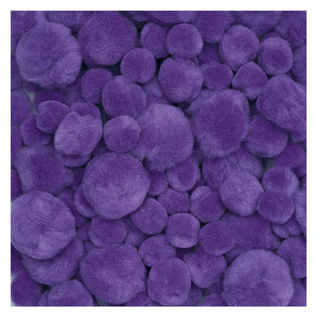 Colorazioni - Pom pom viola, 100 °.