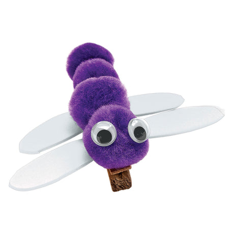 Colorazioni - Pom pom viola, 100 °.