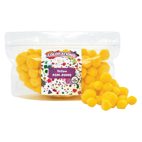 Colorazioni - Pom Poms Geel, 100 °.