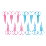 Colorazioni - forbici di plastica, set di 12