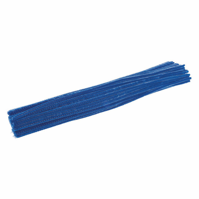 Colorazioni - filo di ciniglia blu, 100 pz.