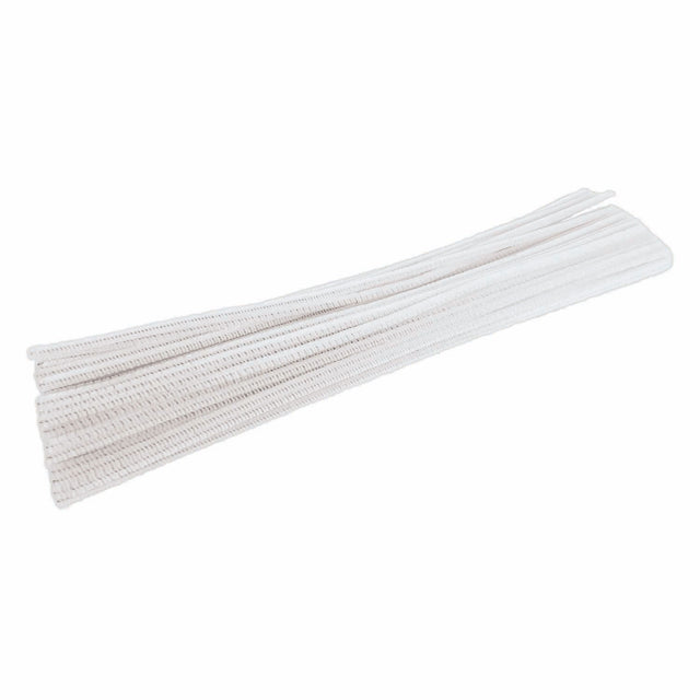 Colorazioni - filo di ciniglia bianco, 100 pz.