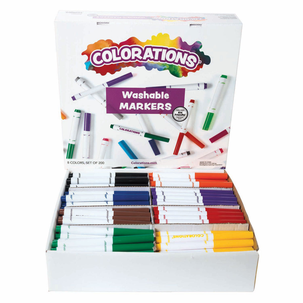 Colorazioni - pennarelli lavabili, 200 pz.