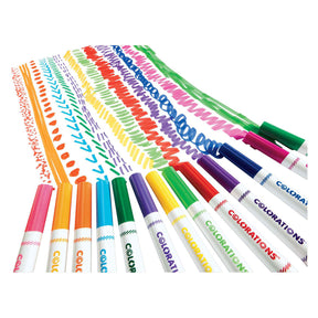 Colorazioni - pennarelli lavabili spessi - 16 colori, 256 pz.