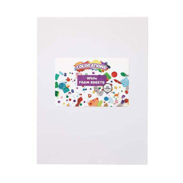Colorazioni - fogli in espanso bianco, 10 pz.