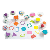 Colorazioni - timbri a presa facile geometrici, 14 pz.