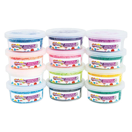 Colorazioni - argilla espansa colorata, 12 pz.