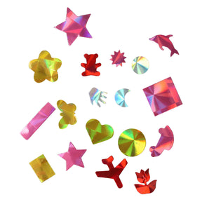 Set forme adesive lucide Colorations, 2000 pz.
