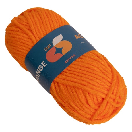 Colorazioni - filato acrilico 4 mm - 50gr - arancione