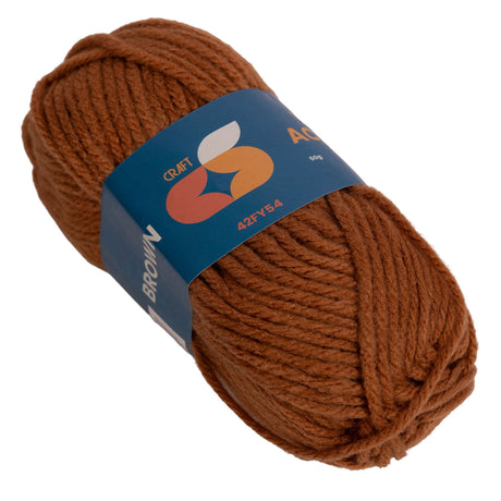 Colorazioni - filato acrilico 4 mm - 50gr - marrone