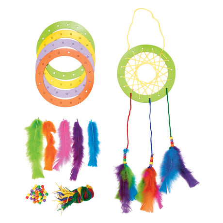 Colorazioni - set artigianale acchiappasogni colorati - set da 12