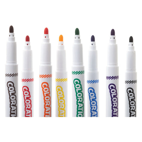Pennarelli lavabili Colorazioni, 8 pz.