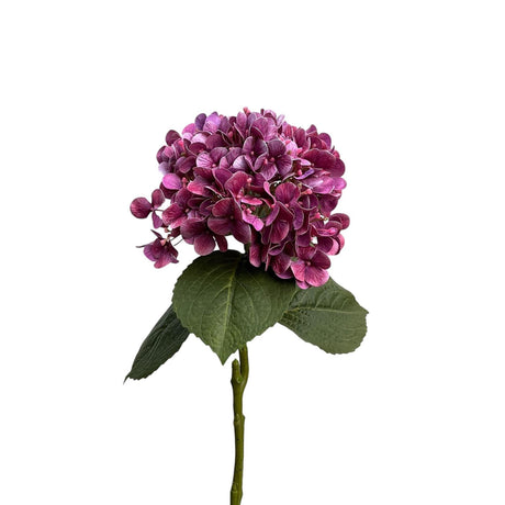 Collezione Roberts fiore artificiale ortensia real touch 75 cm viola