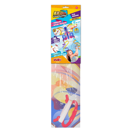 Kites Ready 2 Fly - pop -up mini nylon vlieger vlinder arcobaleno