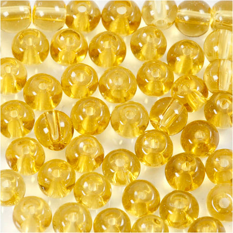 Creative Company Glass Beads Yellow, 45th.