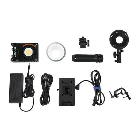 Lampada led tascabile bicolore Sirui cob c150x combinata