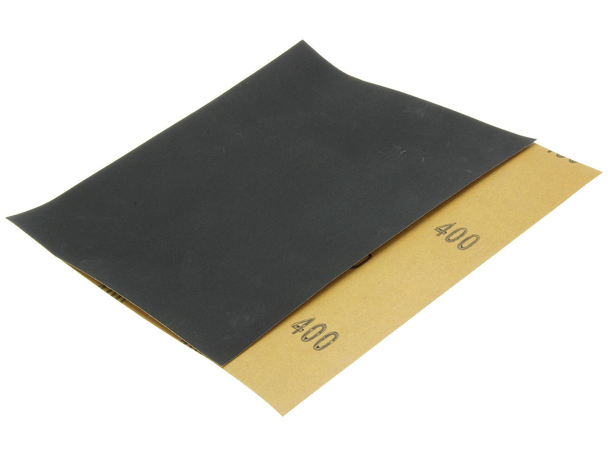 Sam carta vetrata professionale impermeabile grana 400 5 pezzi 23x28cm