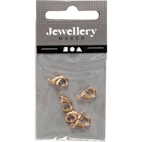 Creative Company Carabiner Hooks Gilded, 5st.