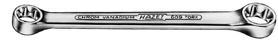 Chiave doppia anello Hazet 609 do-ring chl. e10xe12 ,e-esalobato interno