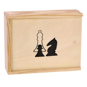Pezzi degli scacchi Osa private label in scatola 7,7 cm