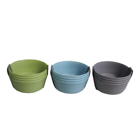 Ciotola in plastica ø12xh5cm set da 4