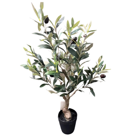 Olivo decorativo 60 cm in vaso di plastica