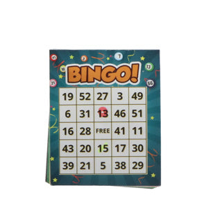 Carte da bingo Otto Simon 500 fogli su blocco | 6 pezzi