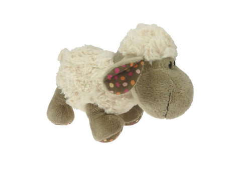 Gerkimex peluche pecora in piedi morbida riccia 20 cm