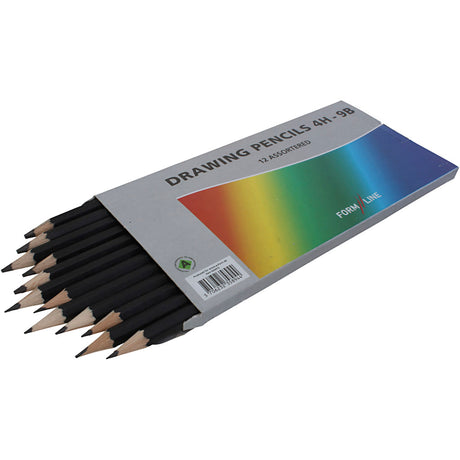 Creative Company Drawing Pencil 4H-9B, 12st.