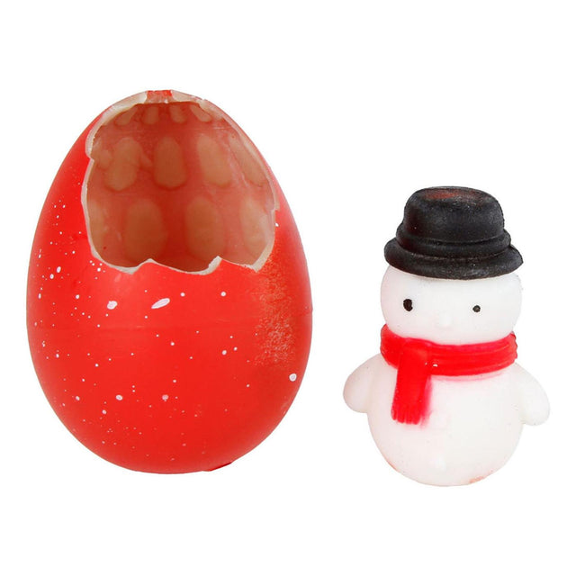 Uovo in crescita Pupazzo di neve di Babbo Natale, 6 cm