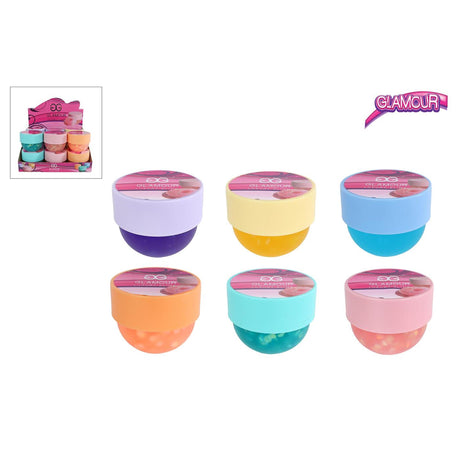 Slime glamour cristal in vasetto cosmetico 160 ml 6ass 7,6 cm